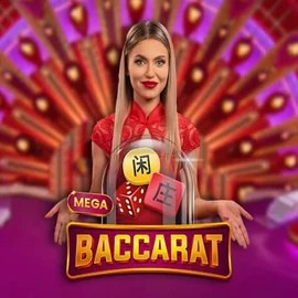 Mega Baccarat game by Pragmatic Play – logo hosted on NV Casino