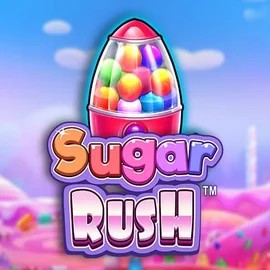 Sugar Rush slot logo by Pragmatic Play at NV Casino